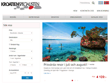Tablet Screenshot of kroatienspecialisten.se